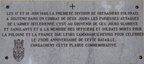 Plaques et monuments